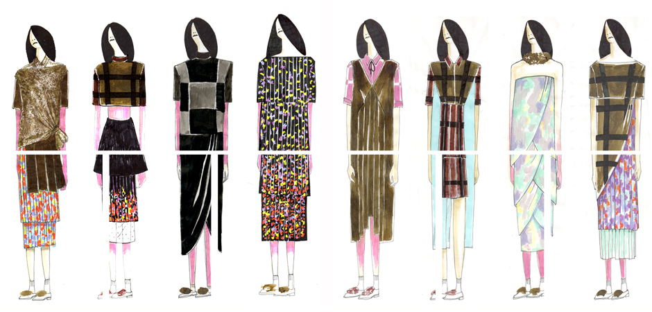 Fashion designs by Sol Alonso Nicolich